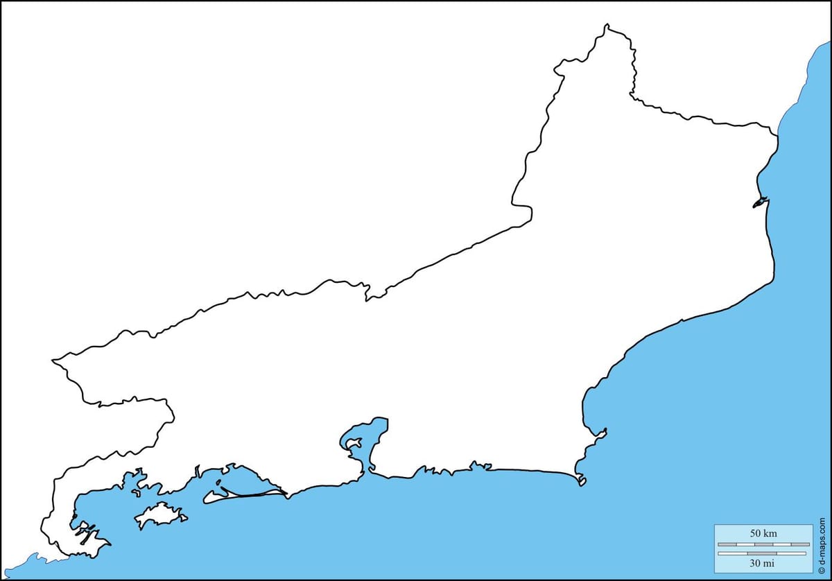 ਰਿਓ ਦੇ ਜਨੇਯਰੋ ਰੇਖਾ ਦਾ ਨਕਸ਼ਾ